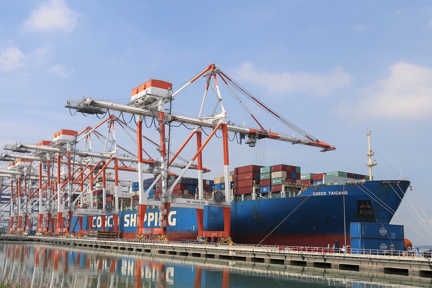 Tân cảng Cái Mép - Thị Vải đón tuyến dịch vụ AAC của hãng tàu Cosco
